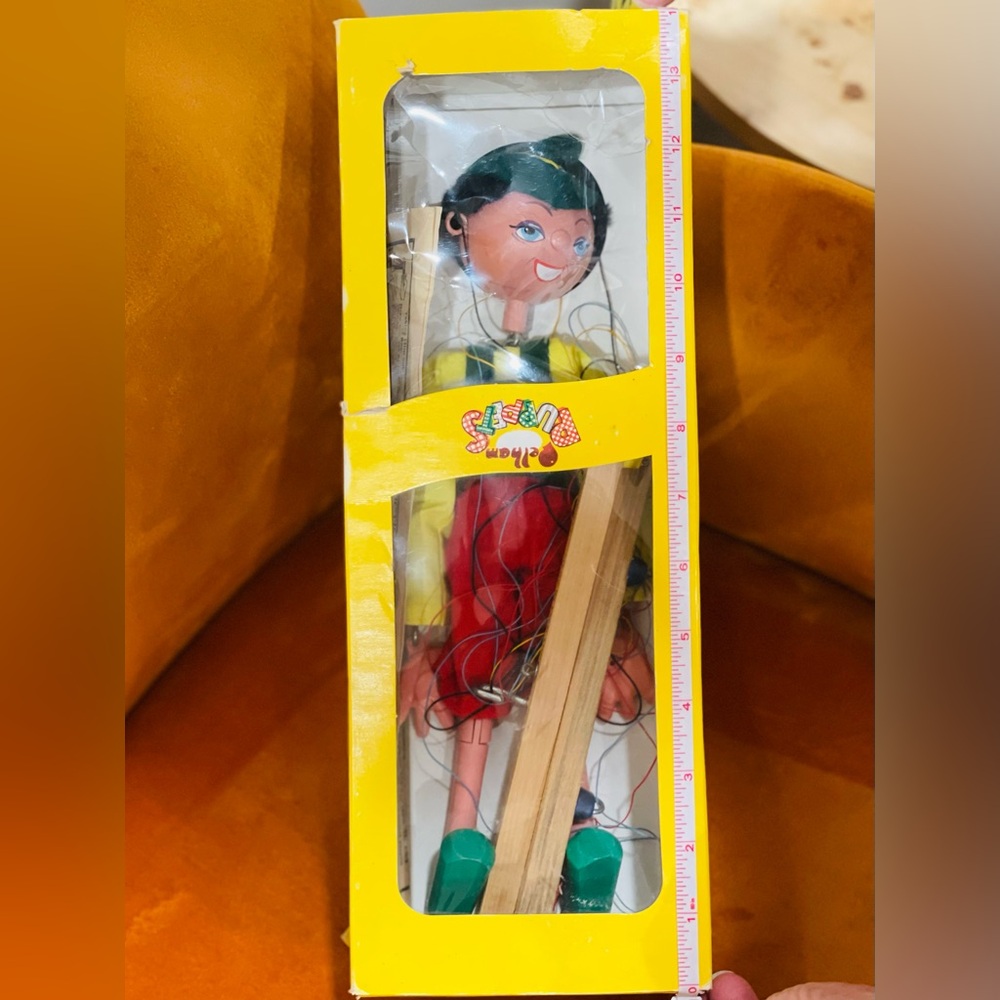 Colorful Pelham Puppet collectable.
